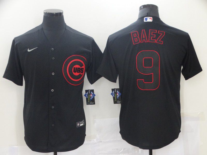 Men Chicago Cubs #9 Baez Black shadow Game Nike 2021 MLB Jersey->pittsburgh pirates->MLB Jersey